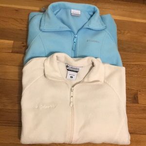 2 Columbia fleece jackets